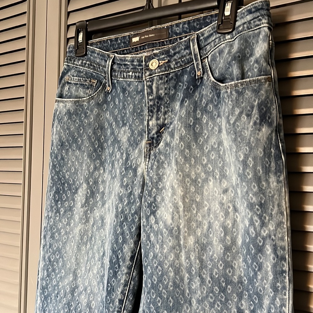 Levi’s : Mid Rise Skinny Patterned Jeans - 6 - Picture 2 of 11